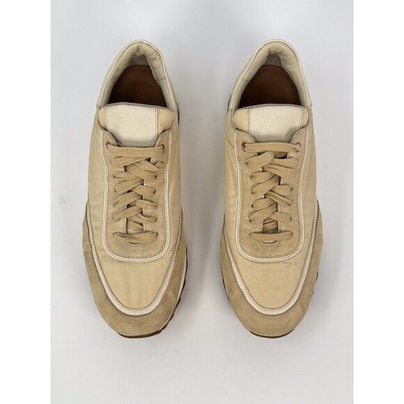 Good Man Brand Triumph Mens Shoes Brown Suede Trainer Sneakers Low Top US 10 - Picture 4 of 12